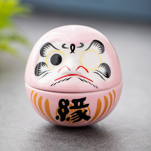 Title 11, Dharma Tumbler Lucky Cat Japanese Ornament Brin...