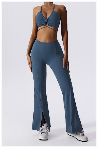 Title 8, Camisole Yoga Bra Outer Wear with Straps and Be...