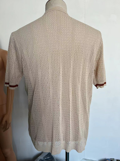 Title 10, Mens Short-Sleeved Shirt Pocket Hollow Breatha...