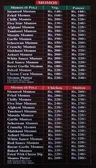 Marky Momos - Vaishali Nagar menu 1
