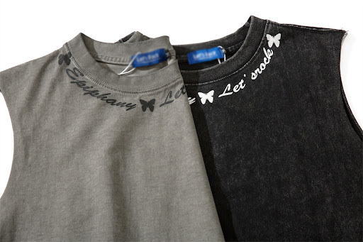 Title 13, Butterfly Mens Ripped and Loose Vest, a vintag...